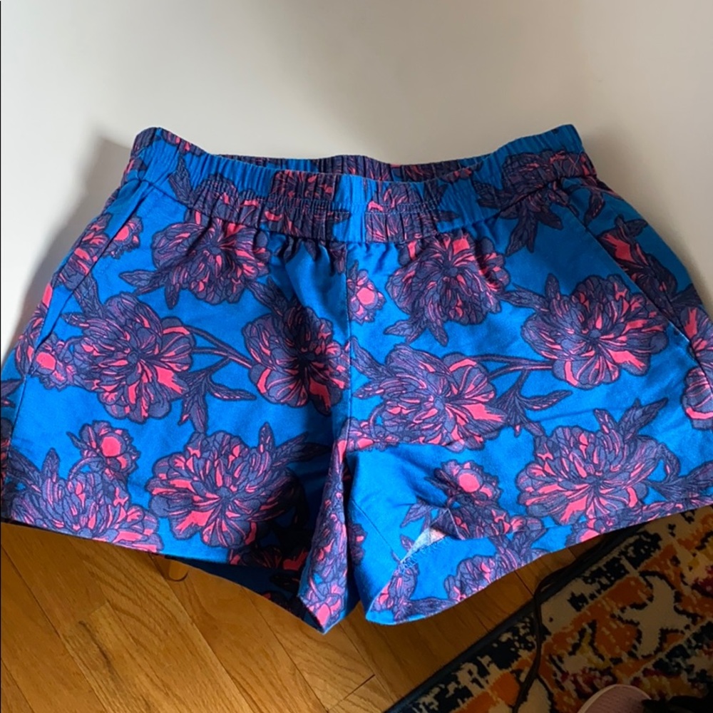 j crew 3” patterned shorts